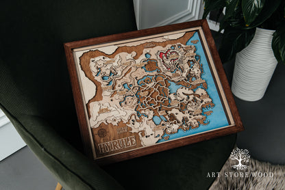 Hyrule 3D World Map